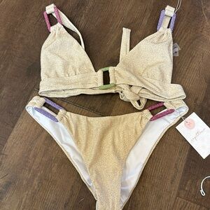 Brand new Capitana gold bikini